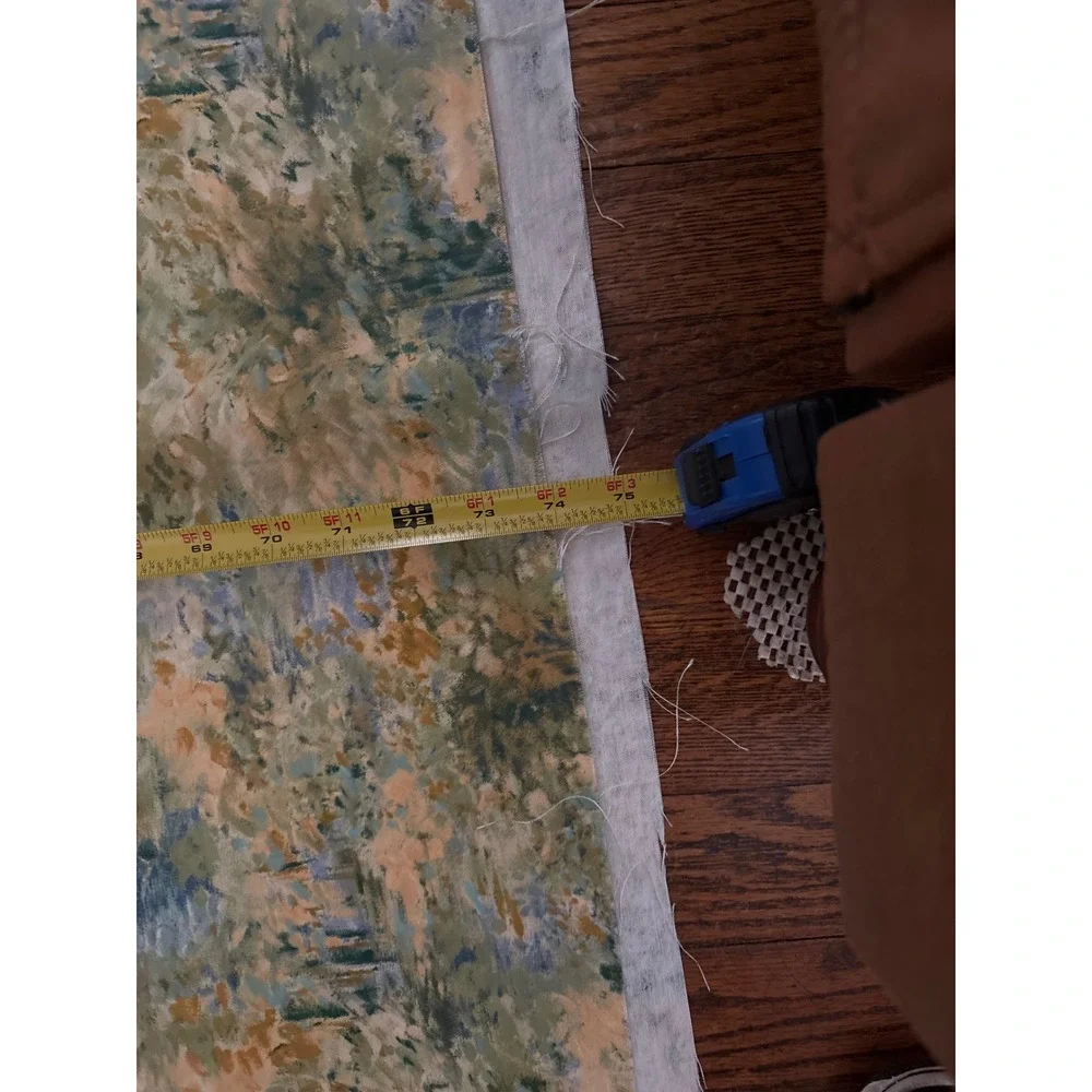 Mill Creek Fabrics Hatefa  Landscape Fabric 3.2 Yards Green Gold Blue
